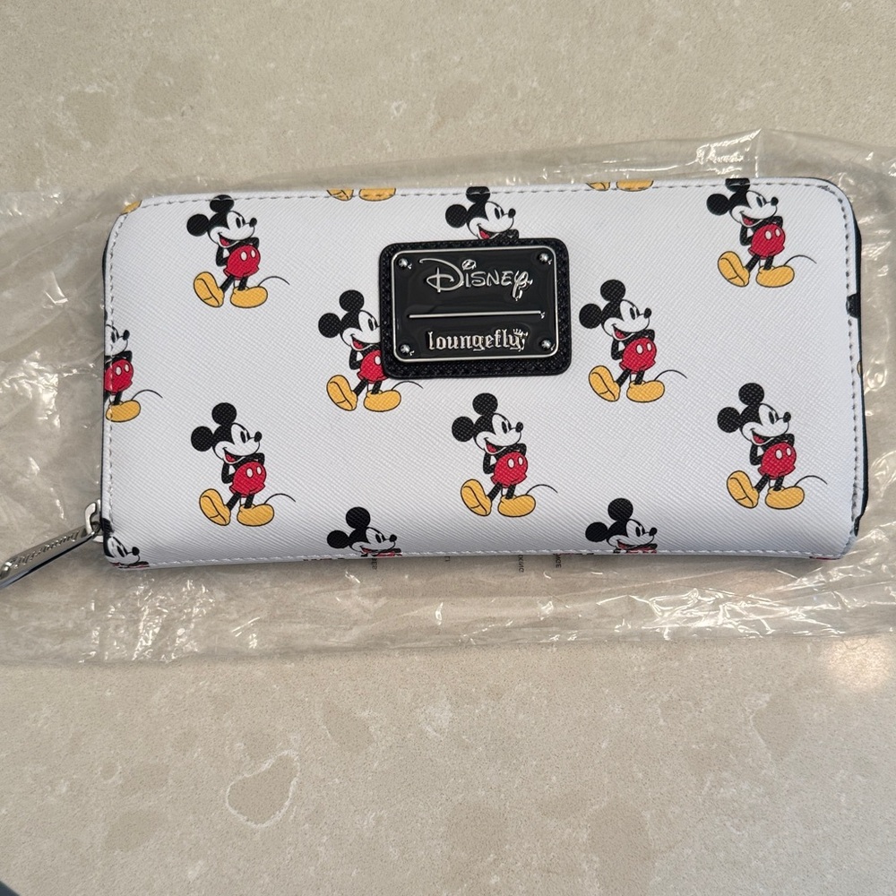 Loungefly Disney Mickey Mouse White and Red Wallet